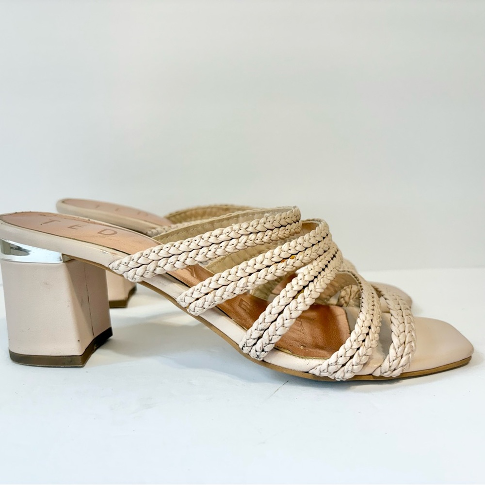 Ted Baker London Emmalii Nude Strappy Heeled Sandals